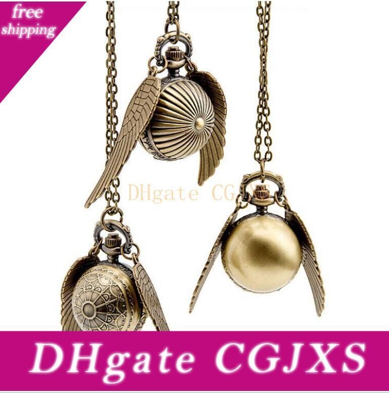 Harry Golden Snitch Pocket Watch Antique Bronze Wing Ball Pendant Necklace Chains Potter Watches Dhl Free Ship Buy Pocket Watch Online Pocket Watch Buy Online From Kidnfhd 5 54 Dhgate Com