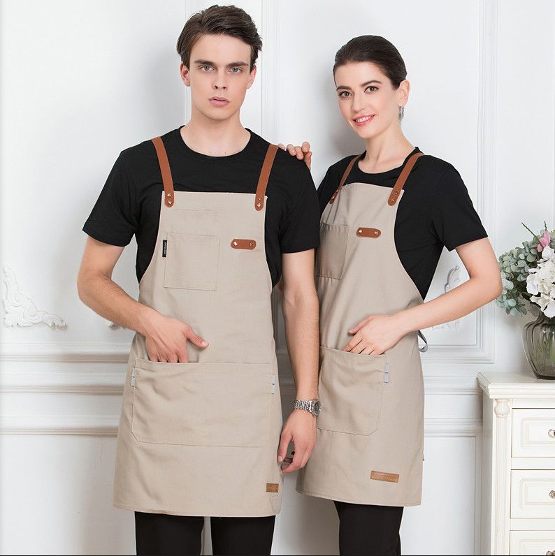 Delantal de cocina Unisex,delantales para tienda,Chef,camarero,peluquería,uniforme ajustable,Ropa de Trabajo de restaurante,babero de cocina(Grey Apron) Delantal de cocina Unisex,delantales para tienda,Chef,camarero,peluquería,uniforme ajustable,Ropa de Trabajo de restaurante,babero de cocina(Grey Apron)