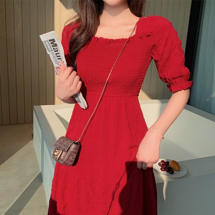 little red summer dress