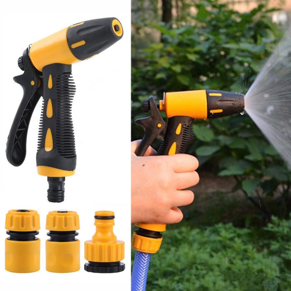 Portable High-Pressure Water Gun Spray Nozzle Car Garden Water Jet Cleaning New 