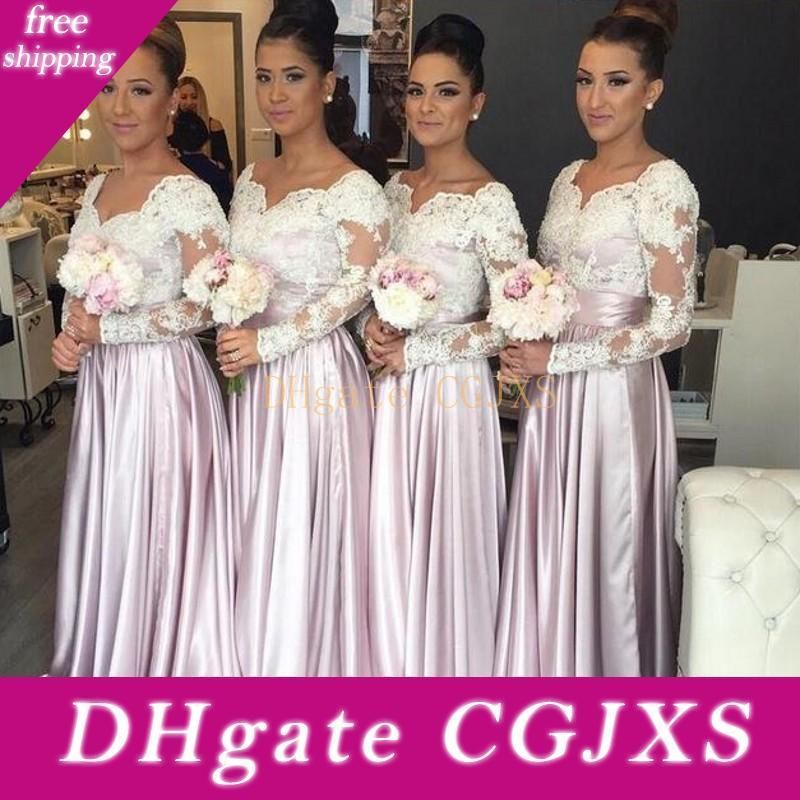 satin bridesmaid dresses 2017