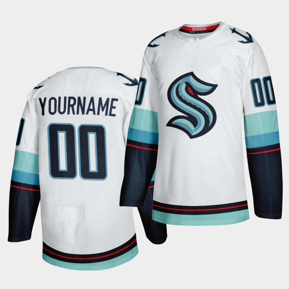 Seattle Kraken Jersey Youth Kids 32 Kraken 21 Kraken Jersey 2021 Season New  Team Navy Blue White Blank Cheap Hockey Jerseys Custom Stitched From  Nyjerseys, $40.43