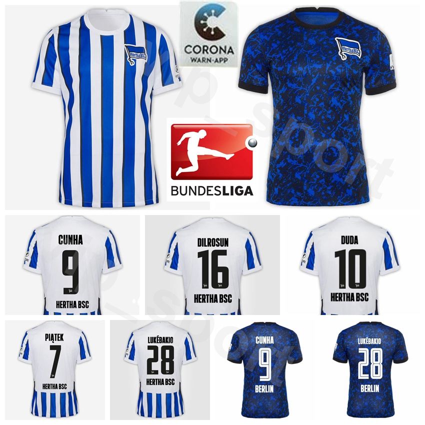 2021 2020 Hertha Bsc Jersey Berlin 20 21 Soccer 7 Piatek 28 Lukebakio 10 Duda 16 Dilrosun 9 Cunha 17 Mittelstadt Lowen Football Shirt Kits From Vip Sport 13 69 Dhgate Com