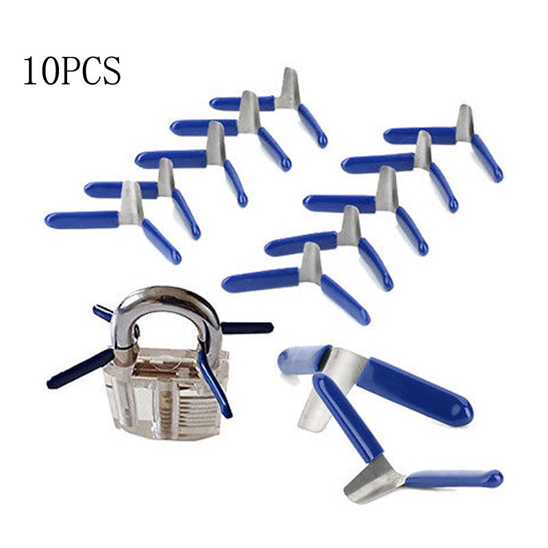 Padlock Shim Picks Set Robusta Serrature corredo del selezionamento della Serratura Assistant Strumenti del selezionamento della Serratura Set Padlock Shim Picks Set Robusta Serrature corredo del selezionamento della Serratura Assistant Strumenti del selezionamento della Serratura Set