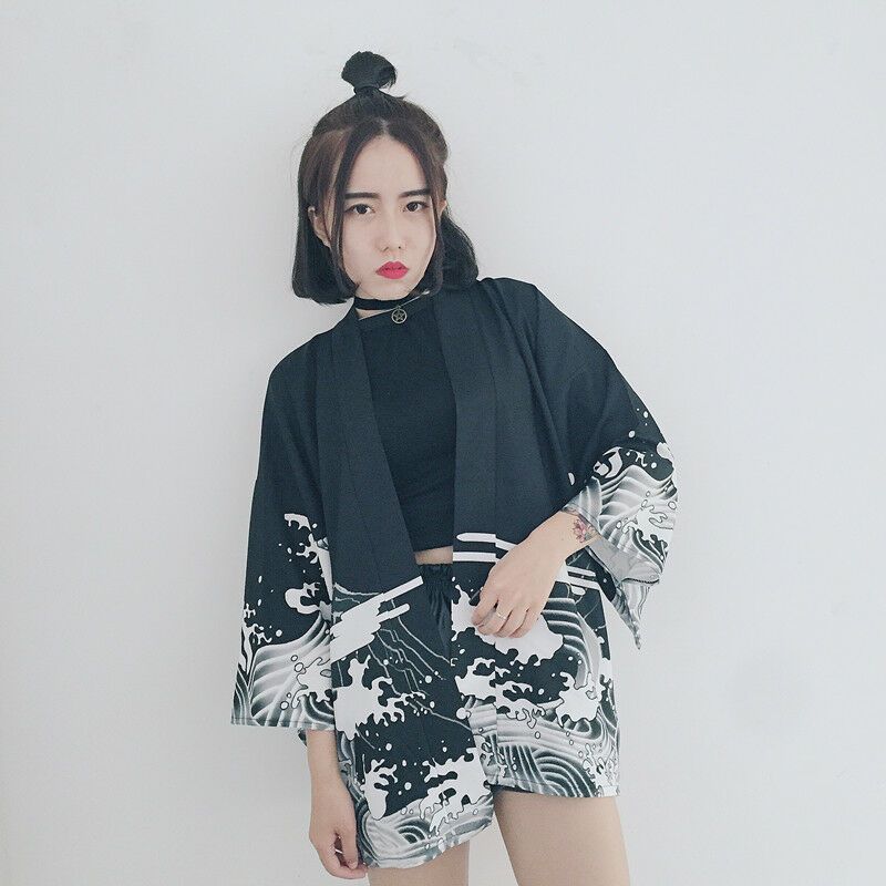 kimono cardigan branco