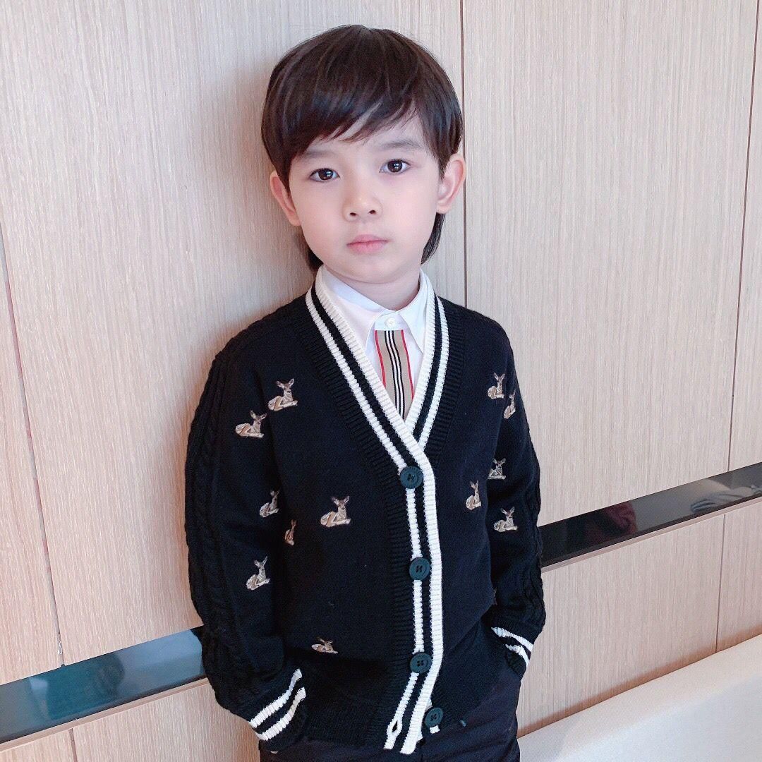 childrens black cardigan