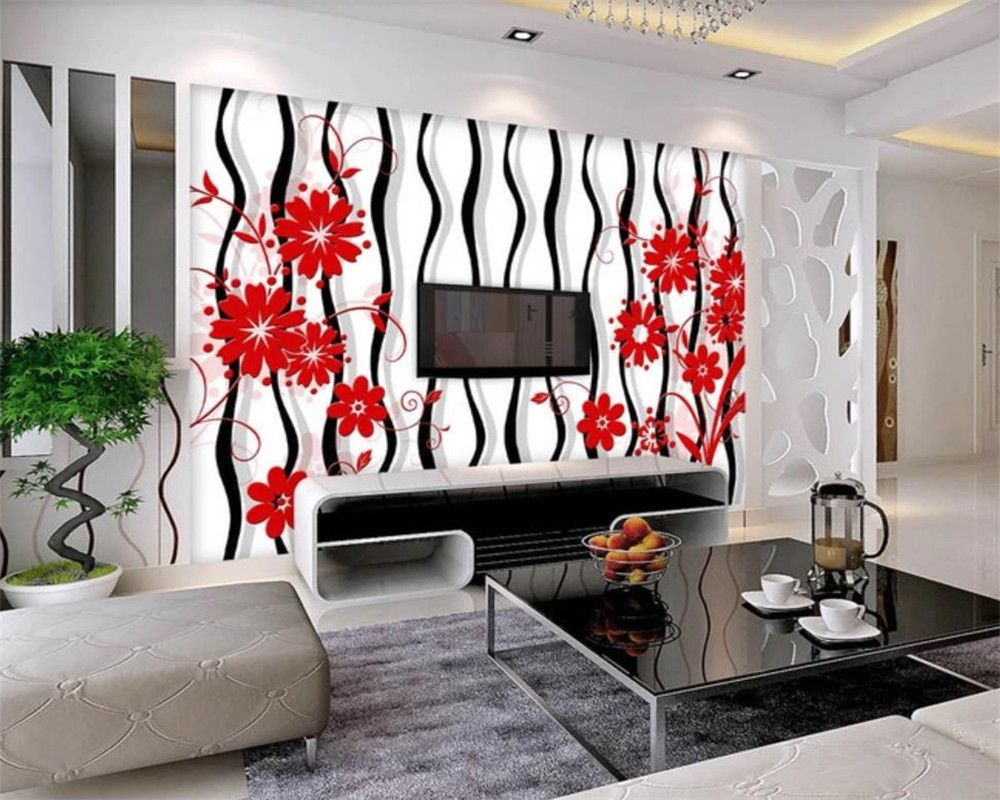 Romantic Floral 3d Wallpaper 3d Modern Wallpaper 3D Relief Red Flower Living Room Bedroom Wallcovering HD Romantic Floral 3d Wallpaper 3d Modern Wallpaper 3D Relief Red Flower Living Room Bedroom Wallcovering HD