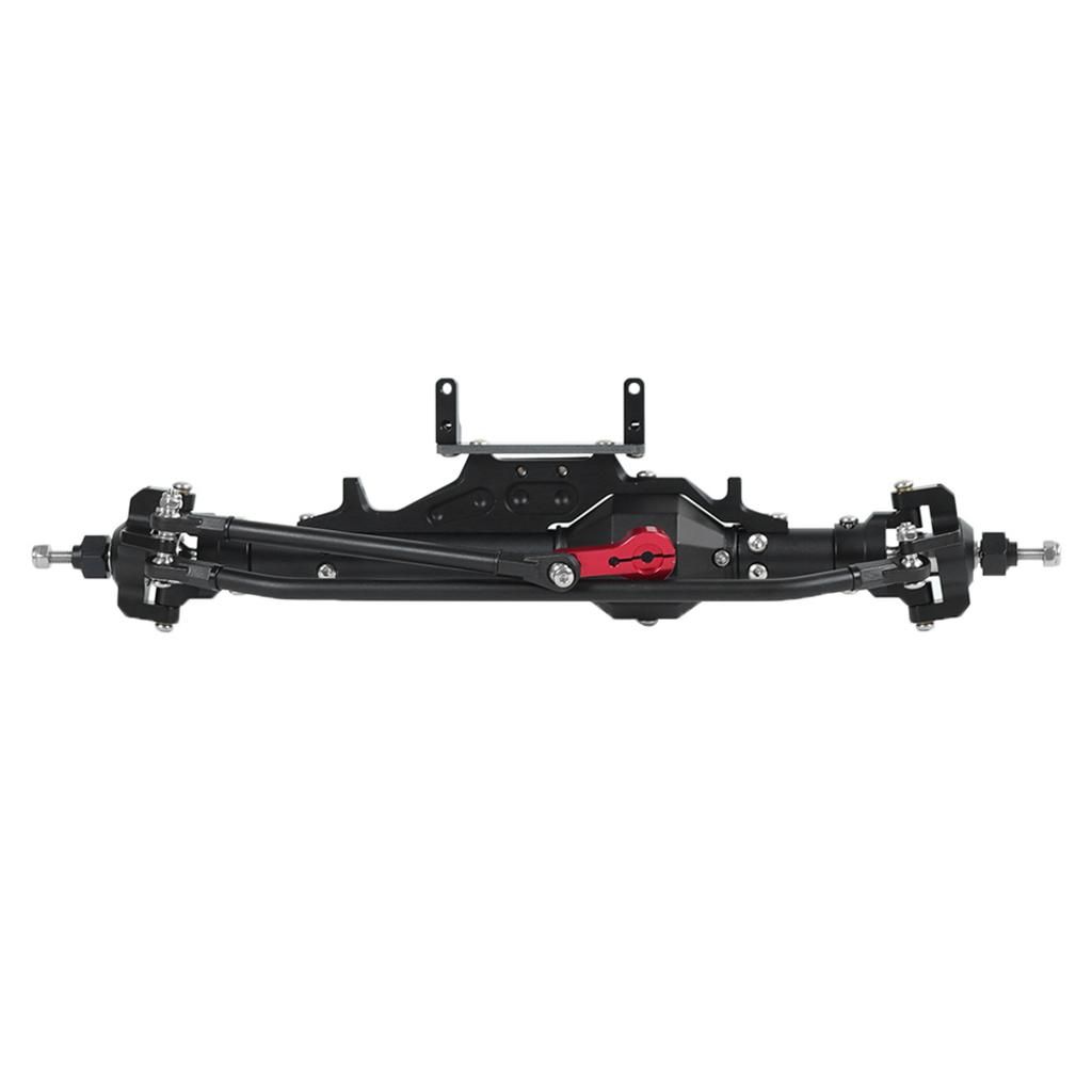 1//10 RC Car Aluminium Alloy Front Axle Replacement Part for Wraith 90018 90045 RR10 90048 90053 RC Car Vbest life RC Car Front Axle Accessory Black