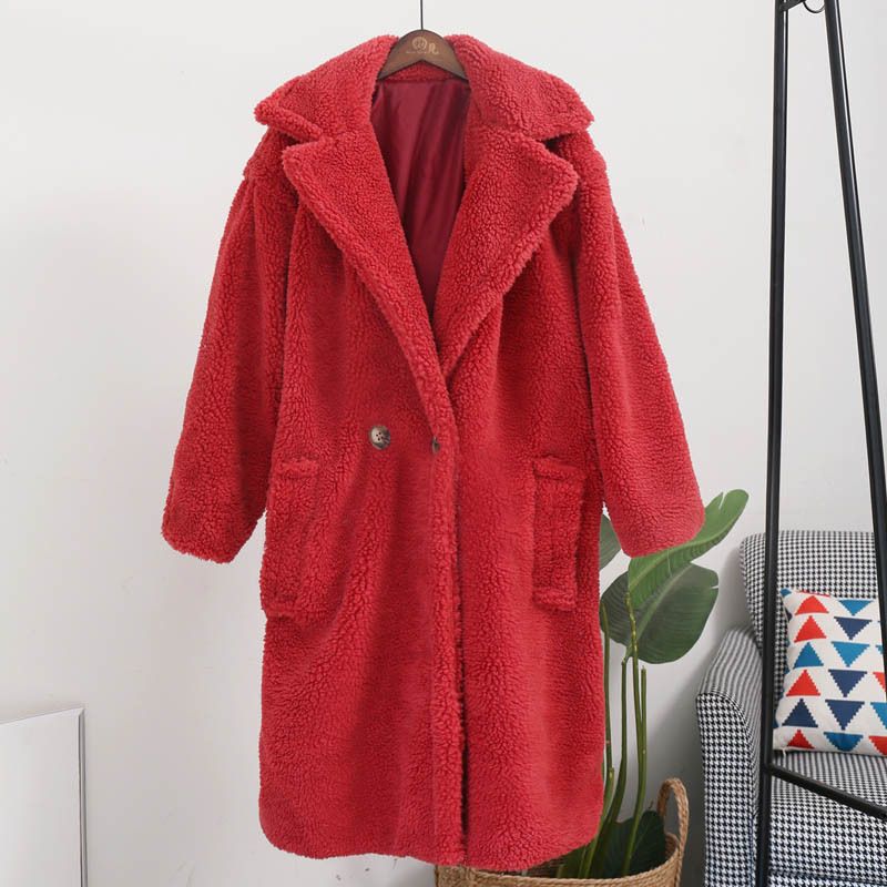 Manteau rouge vintage