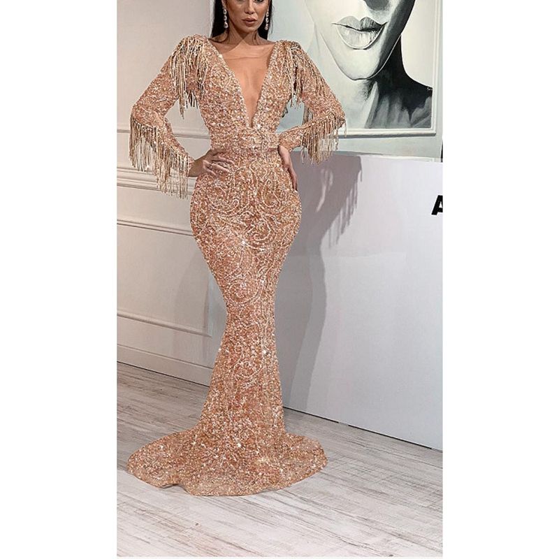 gold glitter sequin dress