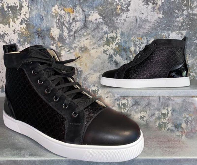 red bottom trainers mens