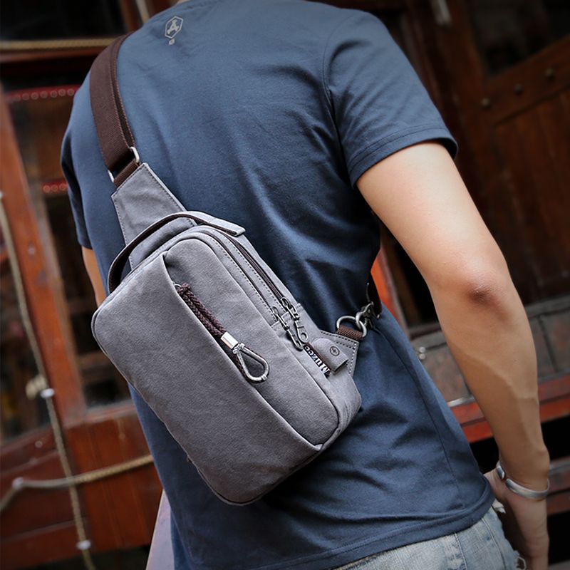 versatile canvas sling bag