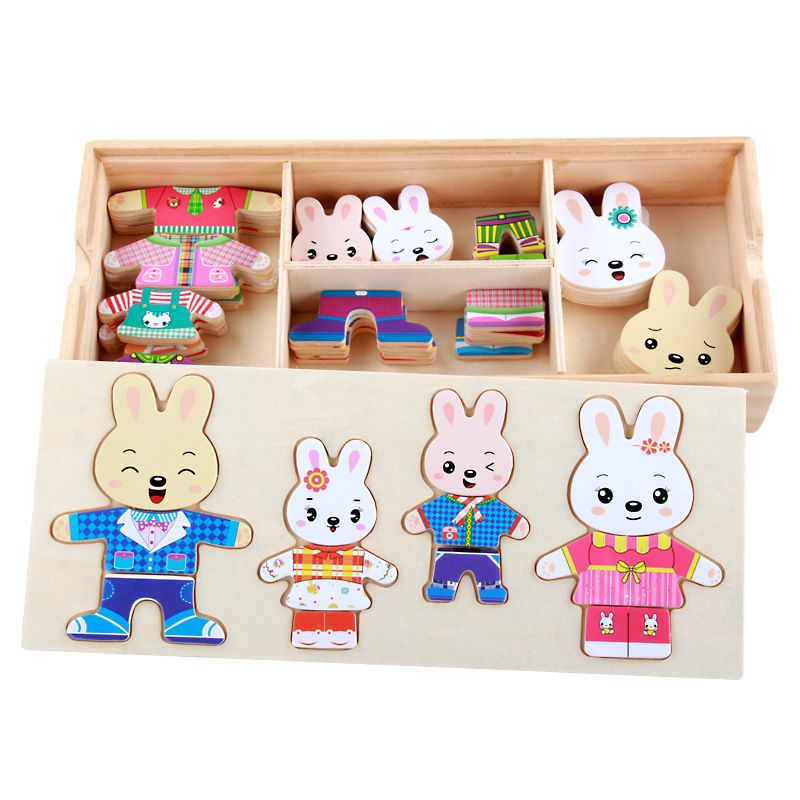 rabbit puzzle toy