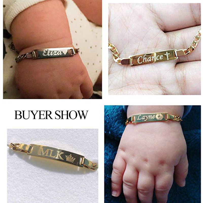 custom baby name bracelet