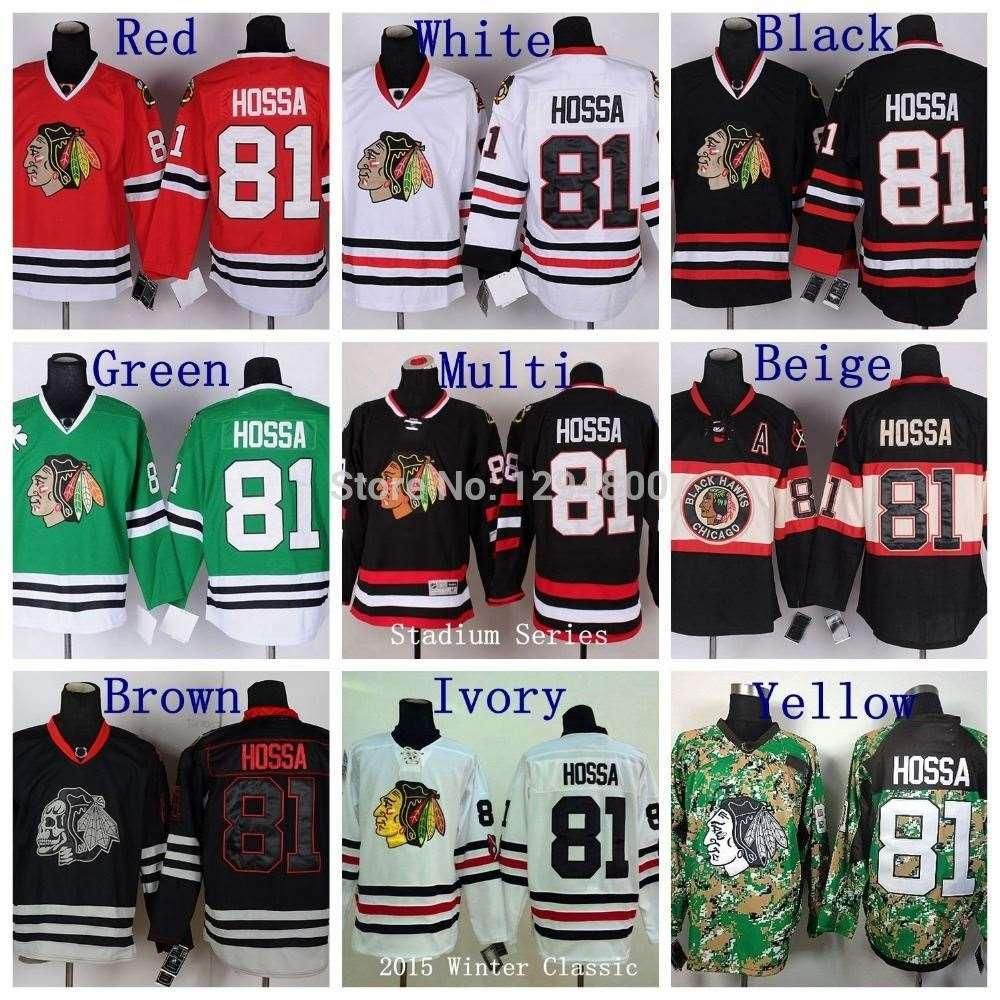 Chicago Blackhawks #81 Marian Hossa Green Jersey on sale,for  Cheap,wholesale from China