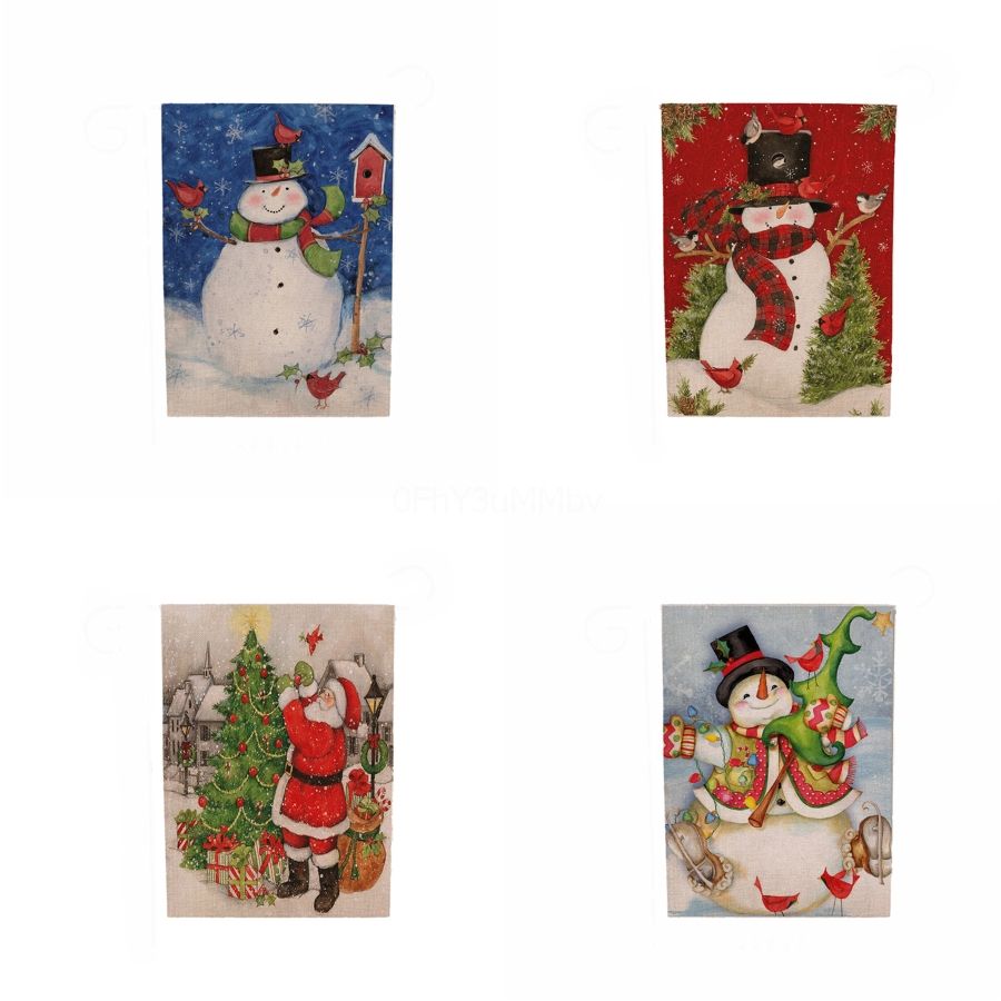 snowman paper garland