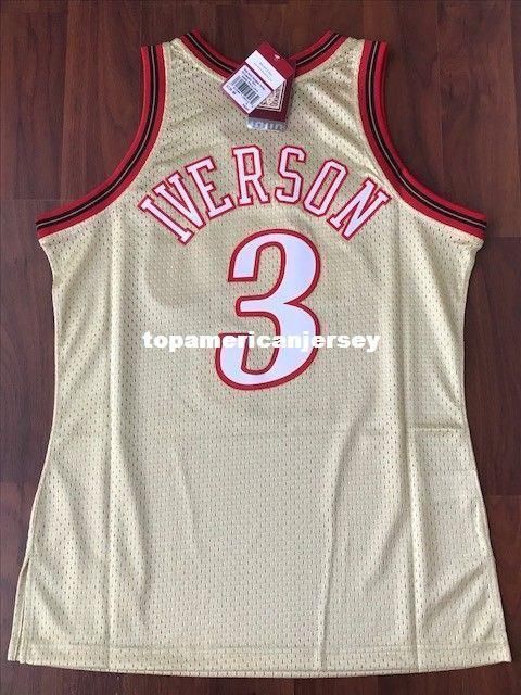 gold iverson jersey