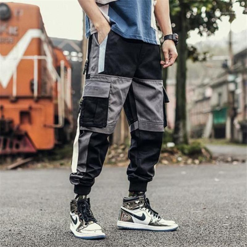 Compra Pantalones Estilo Del Lazo Del Bolsillo Del Invierno Japonés De La  Manera Suelta La Pista Pantalones Para Hombre Del Diseñador Street Style  Hip Hop De Los Pantalones Para Hombre Otoño Por