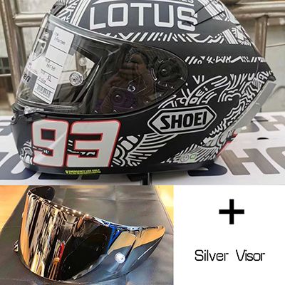 Clear + Silver 2 Visors