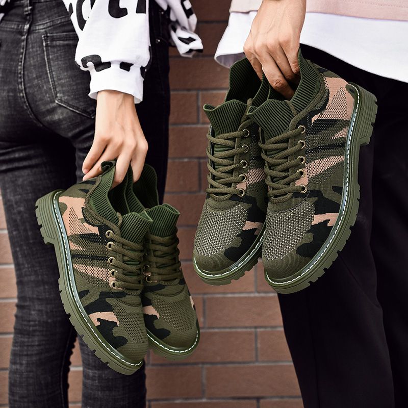 2020 Fashion Camouflage Sneakers Women 