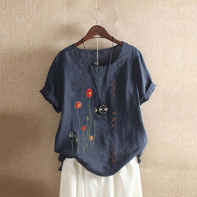 Beige Camisa de cuello floral ZANZEA vendimia de las mujeres de manga larga Tops botón blusa ocasional Beige Camisa de cuello floral ZANZEA vendimia de las mujeres de manga larga Tops botón blusa ocasional