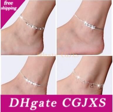 silver anklets for sale