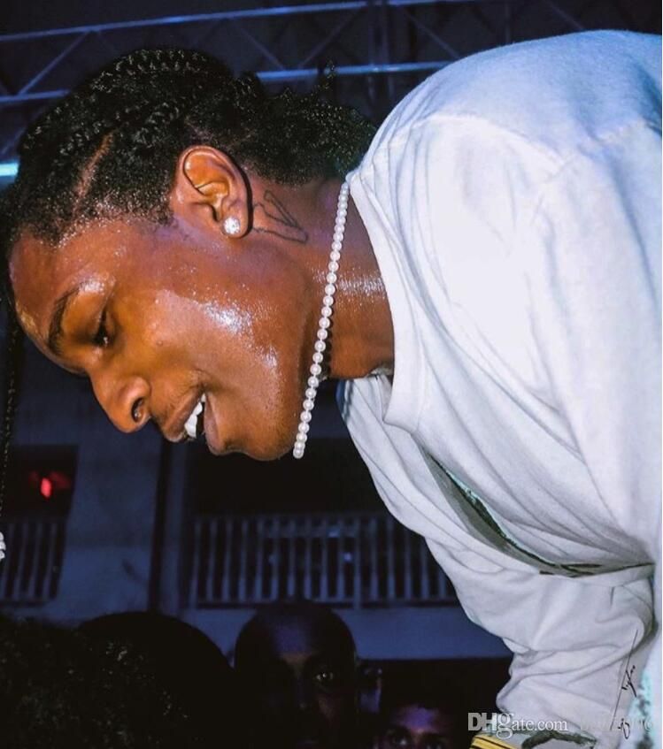 ASAP ROCKY Retro Natural Pearl Necklace 