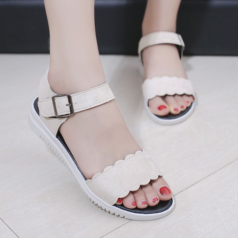 black sandals with thick soles