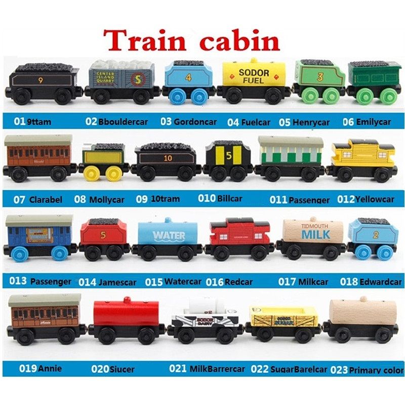 wooden freight trains