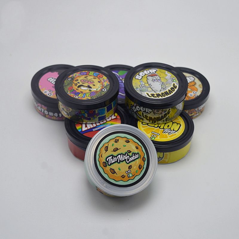 Candy Can Packaging Boxes Sticker Disco Biscuits Cali ...