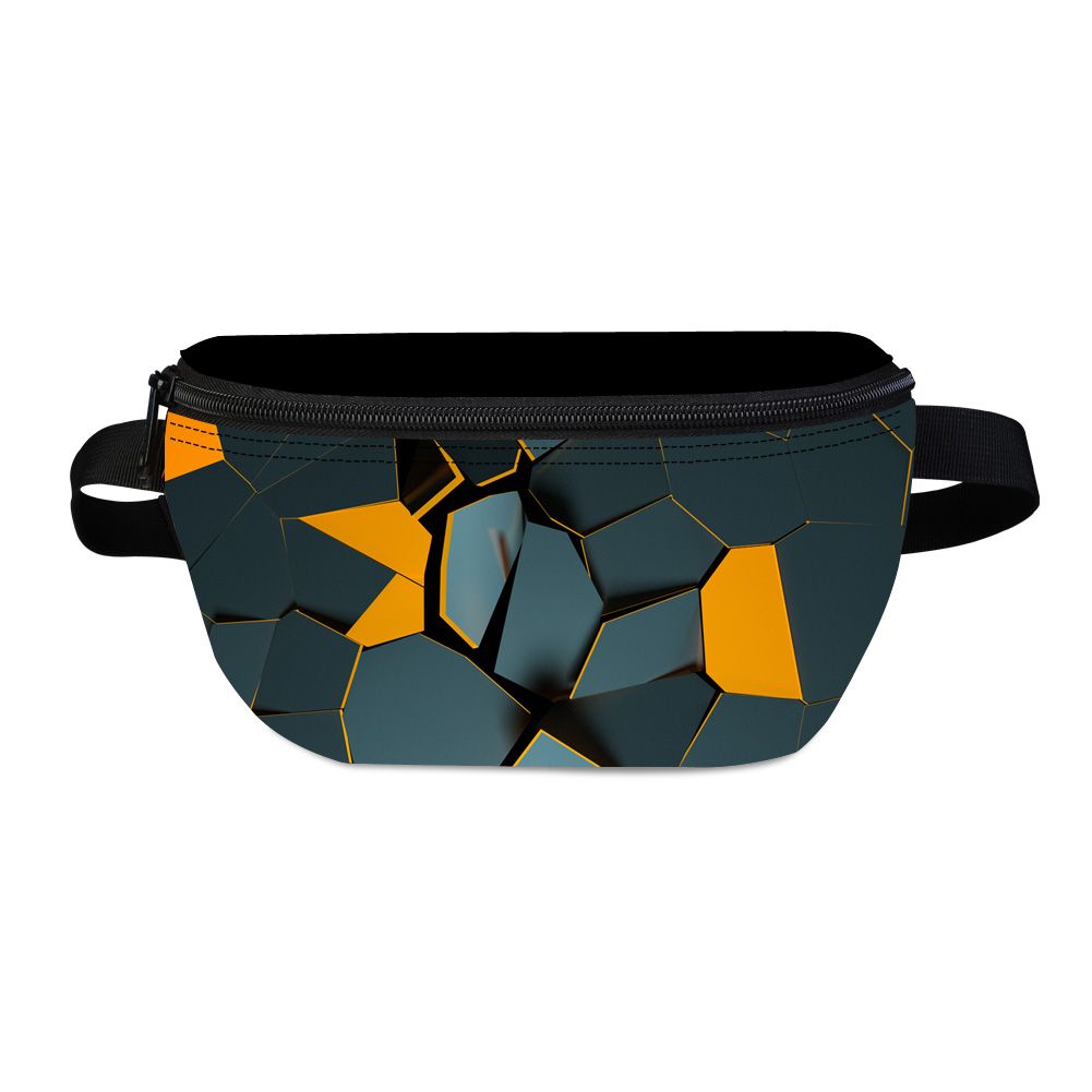 geometric fanny pack