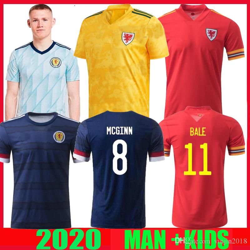 2020 2020 2021 Wales BALE SOCCER JERSEYS JAMES 20 21 Home ...