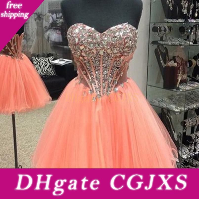 coral semi formal dress