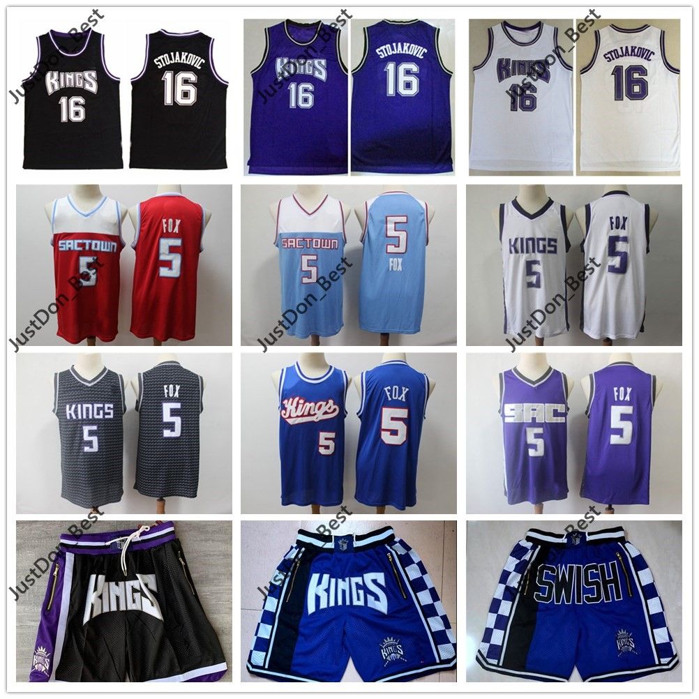 Season 2023-2024 Sacramento Kings De'Aaron Fox NO.5 Basketball Jersey –  jerseyworlds