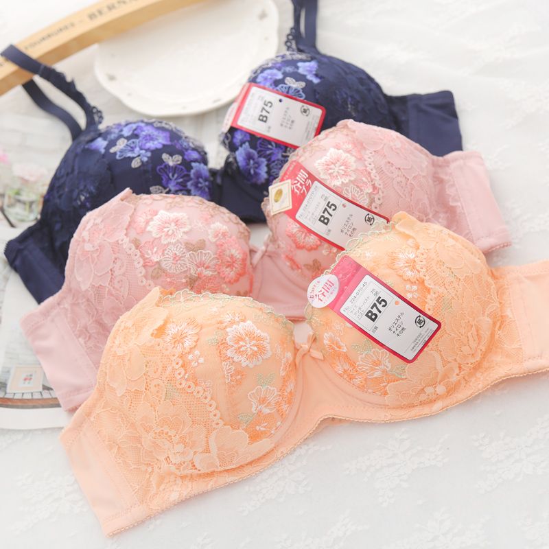 2021 Bras Sets Japanese Sexy Trade Lace Side Underwear Set Large Size