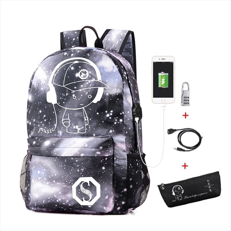 luminous school backpack