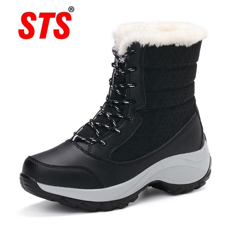 Winkel Voor Laarzen Online, STS Merk Dames Laarzen Waterdichte Winter  Schoenen Vrouwelijke Snowboots Platform Mujer Botas Enkel Winterlaars Met  Dikke Bont Meisje Boot CX200820 Tegen Prijzen Als 22,3 € Stuk |DHgate