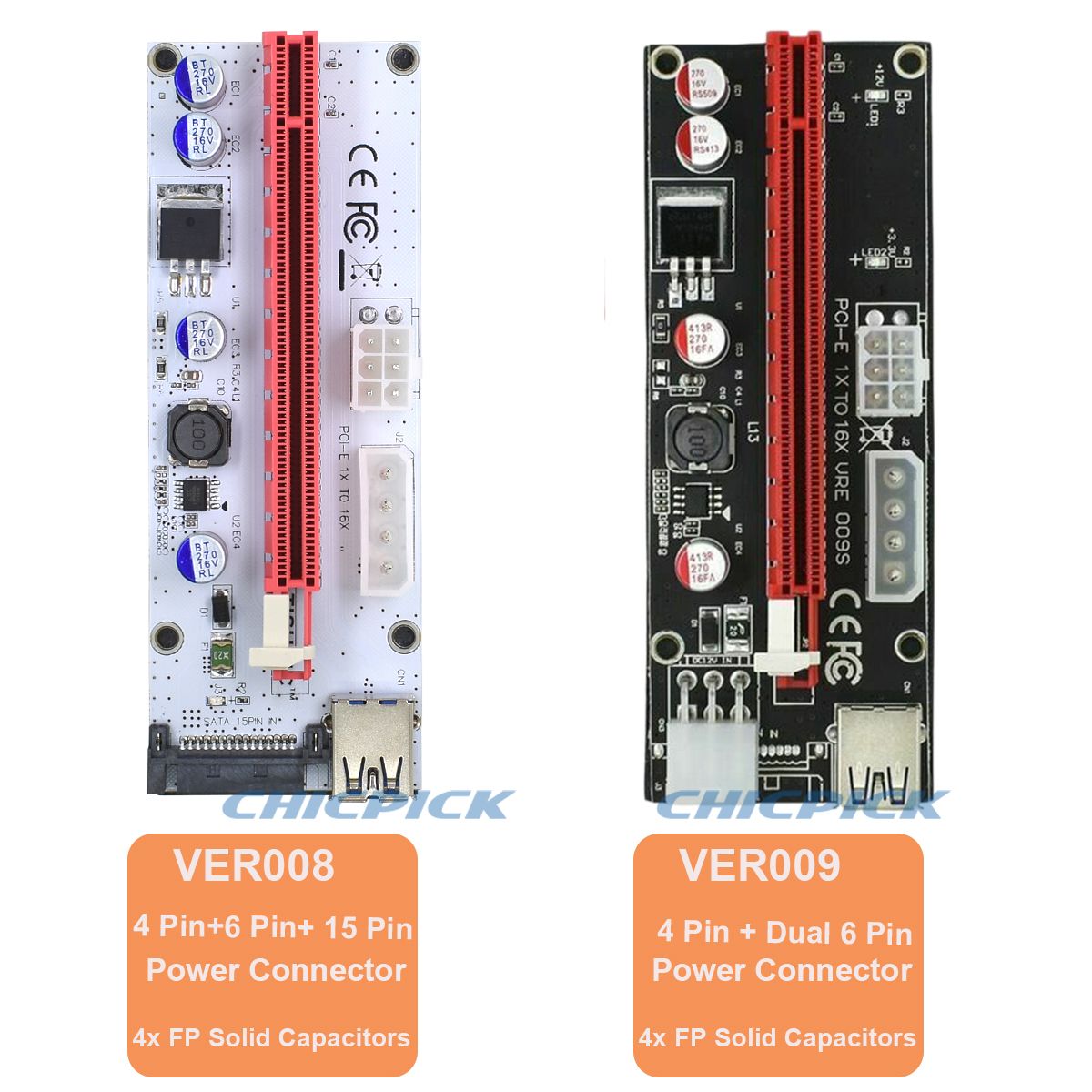 Usb 3 Ie Express 1x To 16x Riser Card Cable Graphics Video Extension For Bitcoin Btc Eth Mining Sata 6pin Molex From Chicpickmall 4 06 Dhgate Com