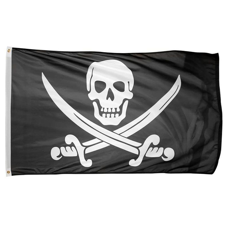 Acheter Pas Cher Drapeau Pirate Jack Rackham 3x5ft 90x150cm 100D
