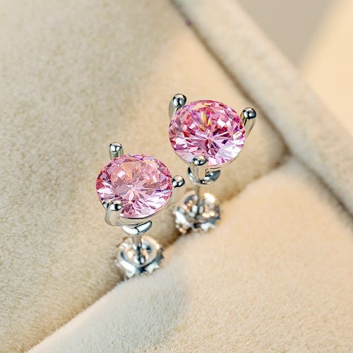 zilver - roze diamant