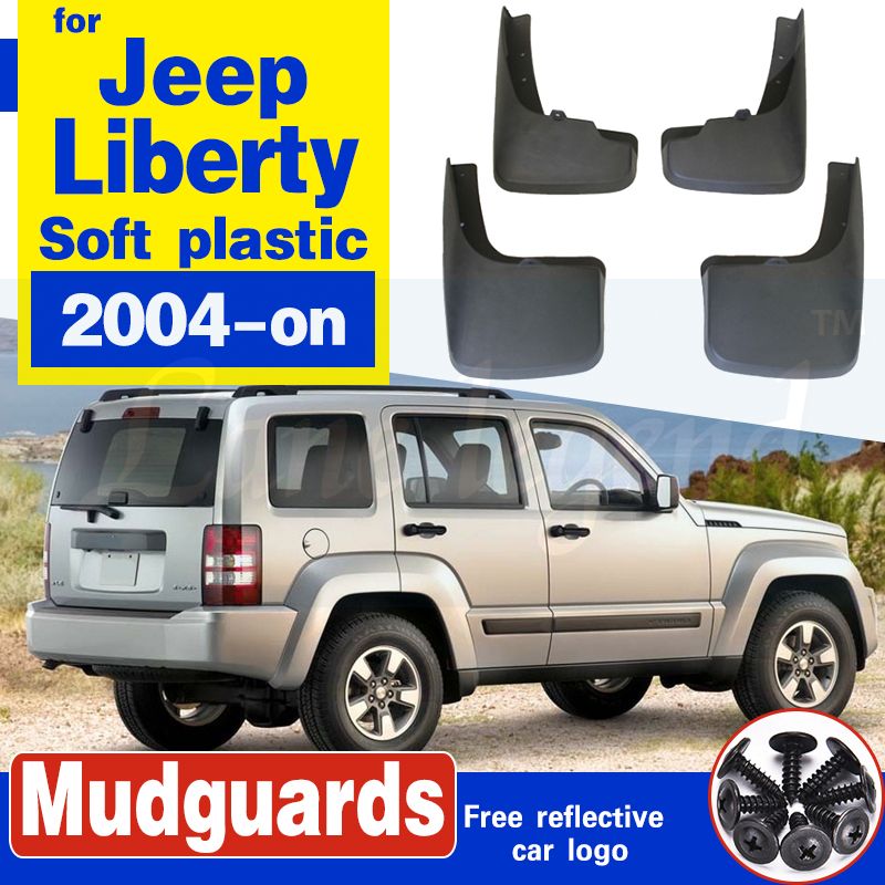 para Jeep 2004-El guardabarros Fender Faldón protector salpicaduras Defensas Accesorios Styline