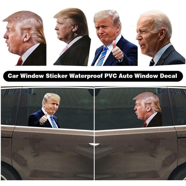 Donald Trump Decals Car Stickers Biden Funny Left Right Window Peel Off Waterproof PVC Car Window Donald Trump Decals Car Stickers Biden Funny Left Right Window Peel Off Waterproof PVC Car Window