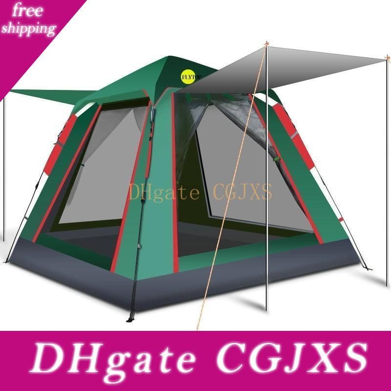 Flytop 3 4 Person Quick Automatic Opening Camping Tent Easy Setup Pop Up Big Family Tent Awnings Garden Pergola 210x210x135cm Hiking Tent Tent Reviews From Faone22 189 37 Dhgate Com