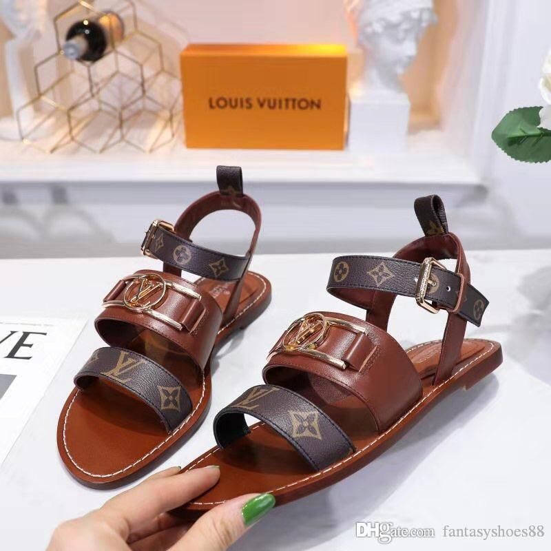 sandales plates luxe