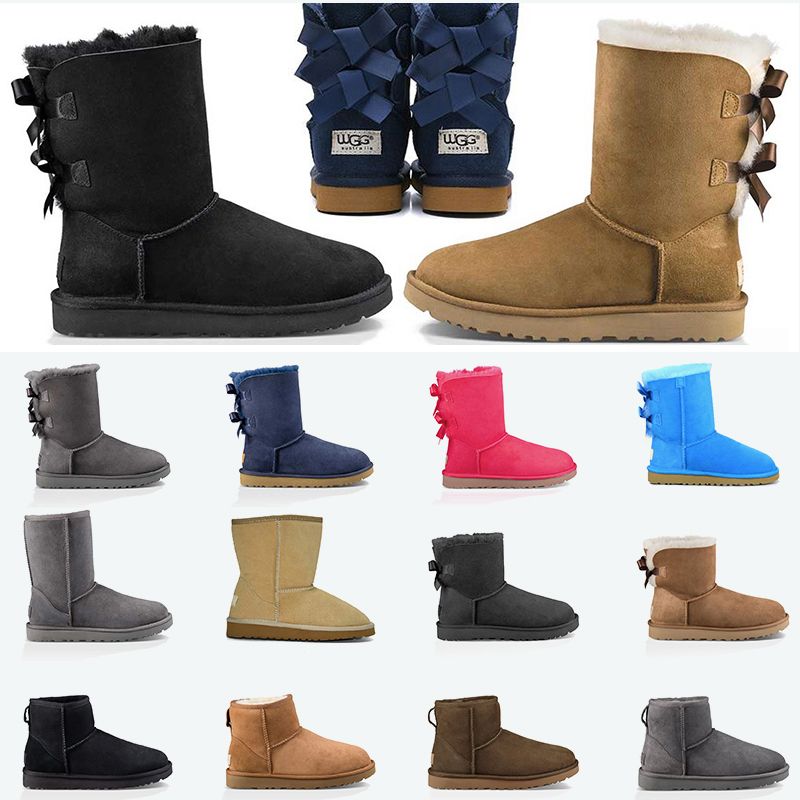 Scarpe A Poco Prezzo Stock X Ugg Uggs Stivaletti Da Donna In Vera Pelle  Stivaletti Grigio Kaki Nero Scarpe Con Zeppa Blu Navy Designer Stivali  Invernali Da Neve Classiche Sneakers Da Ginnastica