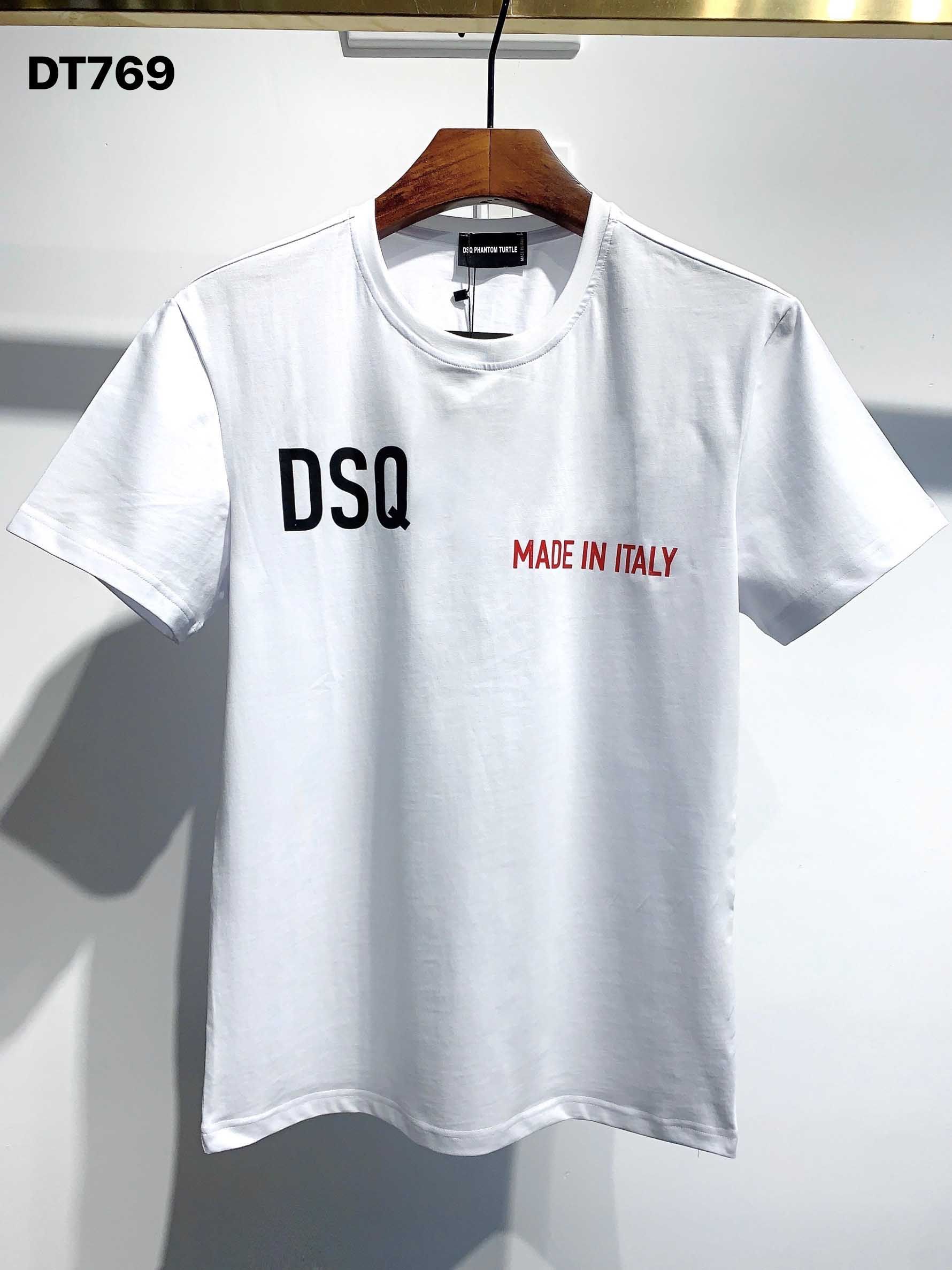 DSQ Phantom Tortue 2020ss New Mens Designer T-shirt Italie T-shirts Été Hommes DSQ T-shirt Homme Homme Top Qualité 100% coton Top 5862