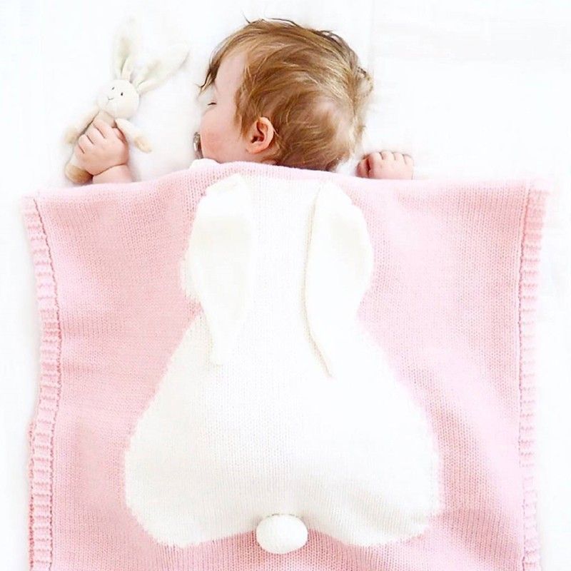 pink pram blanket