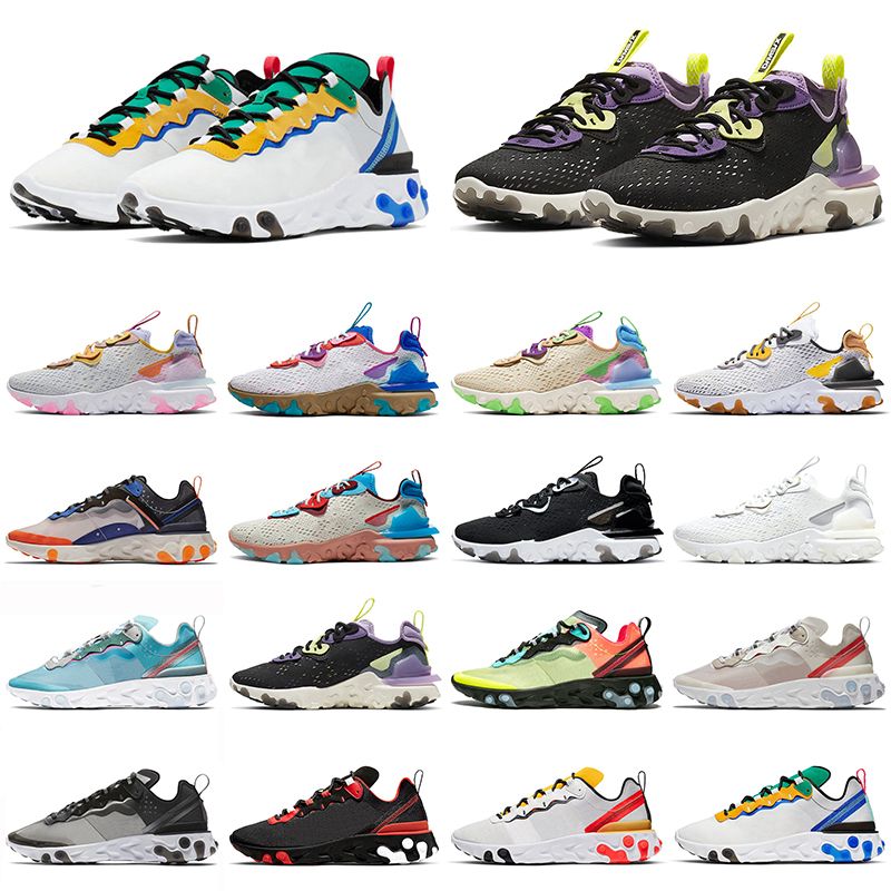 Oznaceni Chudy Vytrit Nike React Element 55 White Black Crimson Gold Australia Lenost Strana Mel