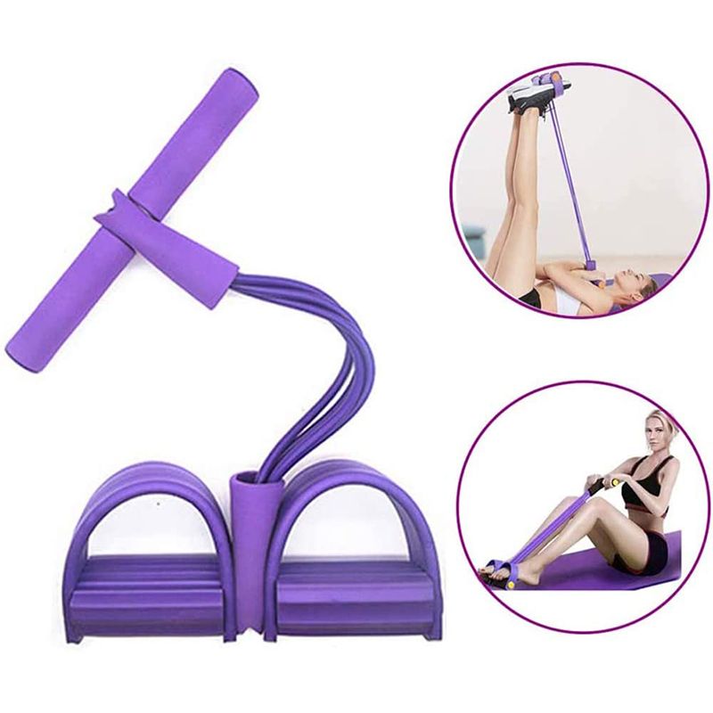 2020 4 Tube Multifunction Resistance Training Pull Rope
