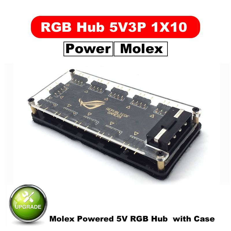 5V 3P-30см Molex питания